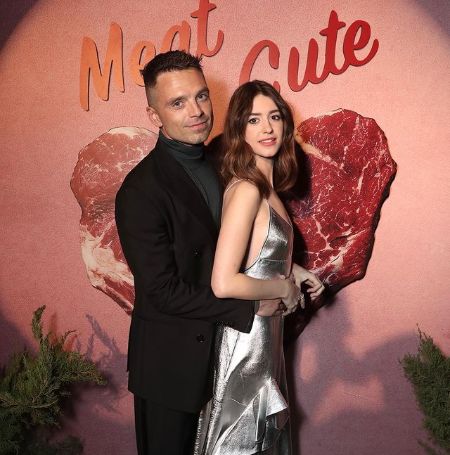 Daisy Edgar-Jones with her co-star Sebastian Stan.